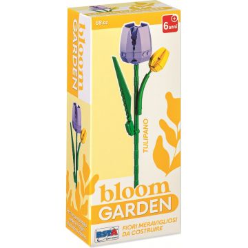 Mini constructor RS Toys Bloom Garden - Lalea, 88 piese
