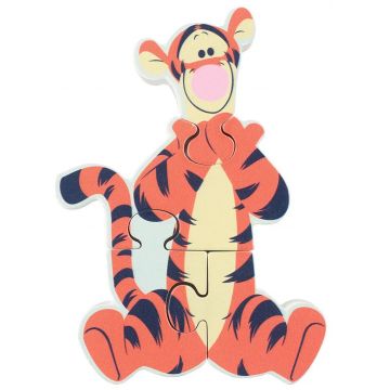 Mini puzzle din lemn Orange Tree Toys - Tigru