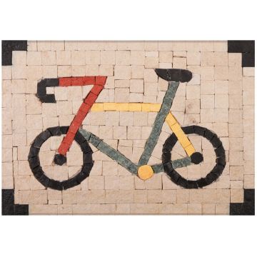 Mozaic de piatră Neptune Mosaic - Bicicletă, fără cadru