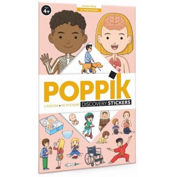 Poster educativ Poppik - Corpul uman