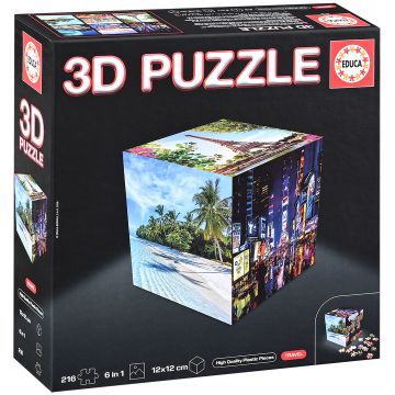 Puzzle 3D Educa din 6 x 36 piese - Călătorie