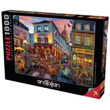 Puzzle Anatolian din 1000 piese - Cafeneaua Montmartre