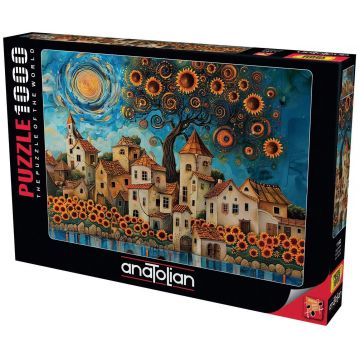 Puzzle Anatolian din 1000 piese - Floarea soarelui
