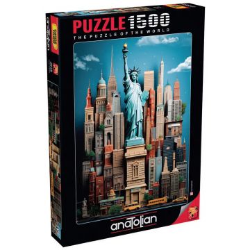 Puzzle Anatolian din 1500 piese - New York