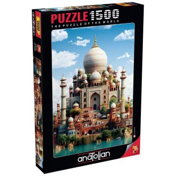 Puzzle Anatolian din 1500 piese - Taj Mahal