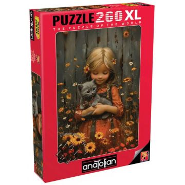 Puzzle Anatolian din 260 XL piese - Fată dulce
