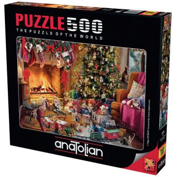 Puzzle Anatolian din 500 piese - Dimineața de Crăciun