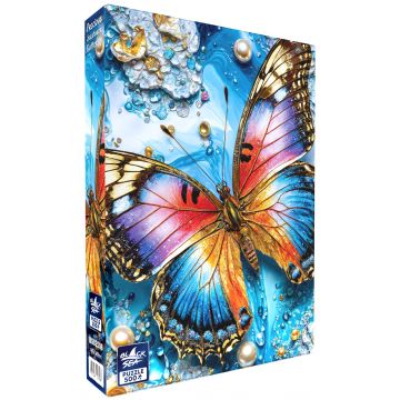 Puzzle Black Sea din 500 piese - Creaturi prețioase: Fluture