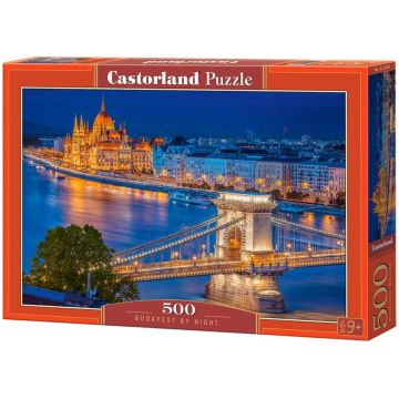 Puzzle Castorland din 500 de piese - Budapesta pe timp de noapte