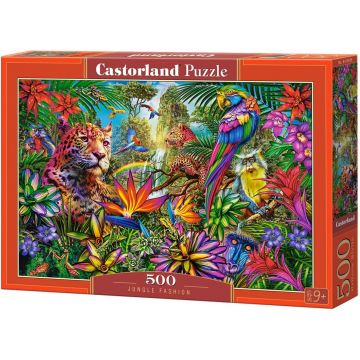 Puzzle Castorland din 500 de piese - Moda în junglă