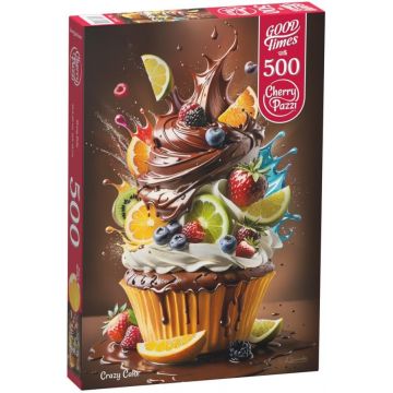 Puzzle Cherry Pazzi din 500 de piese - Nebunie de tort