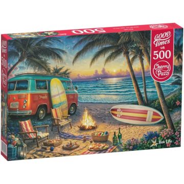Puzzle Cherry Pazzi din 500 de piese - Viața într-o dubă