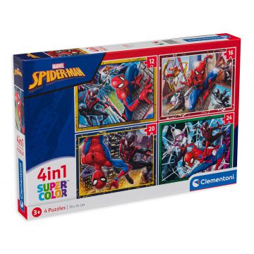 Puzzle Clementoni 4 în 1 - Spider-Man