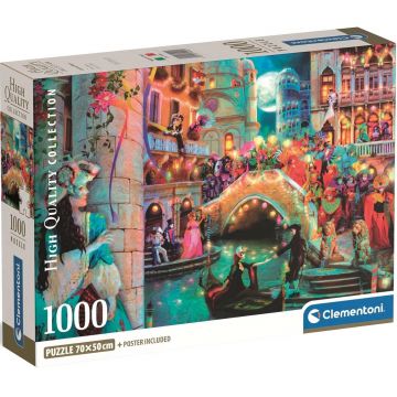Puzzle Clementoni din 1000 piese - Luna Carnavalului
