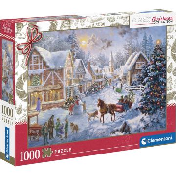 Puzzle Clementoni din 1000 piese - Pregătirea Crăciunului