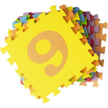 Puzzle cu podea moale - Numere, 10 buc