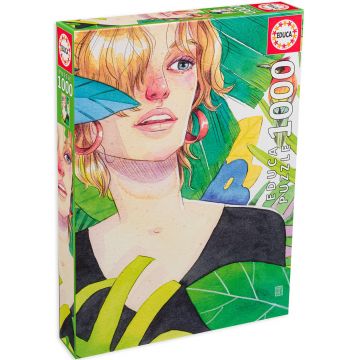 Puzzle Educa din 1000 de piese - Femeia tropicală