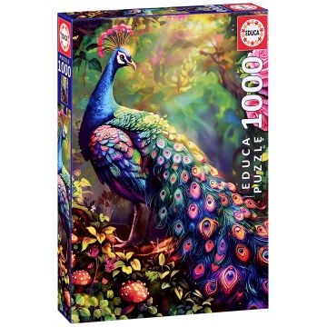 Puzzle Educa din 1000 piese - Grădina Păunilor