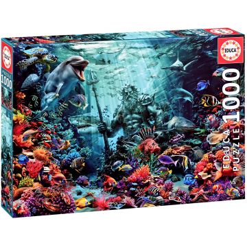 Puzzle Educa din 1000 piese - Recif de corali al lui Poseidon
