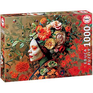 Puzzle Educa din 1000 piese - Regina șopârlă