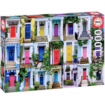 Puzzle Educa din 1000 piese - Ușile din Notting Hill