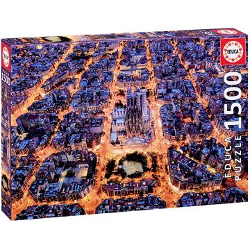 Puzzle Educa din 1500 piese - Barcelona
