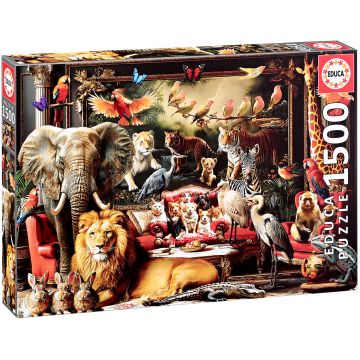 Puzzle Educa din 1500 piese - Conacul Animalelor