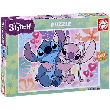 Puzzle Educa din 300 piese - Stitch și Angel