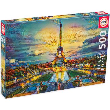 Puzzle Educa din 500 de piese - Turnul Eiffel