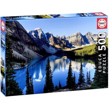 Puzzle Educa din 500 piese - Lac în Alberta