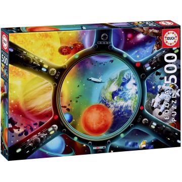 Puzzle Educa din 500 piese - Plimbare în spațiu