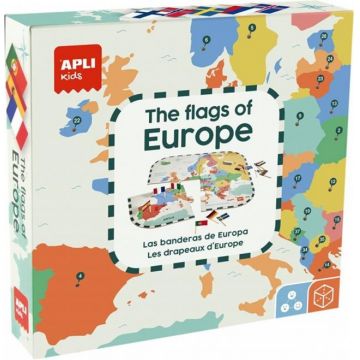 Puzzle educațional Apli - Steagurile Europei