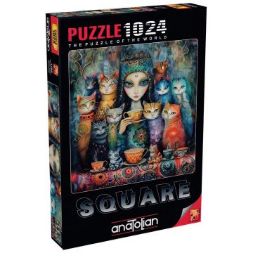 Puzzle pătrat Anatolian din 1024 piese - Ochi magici