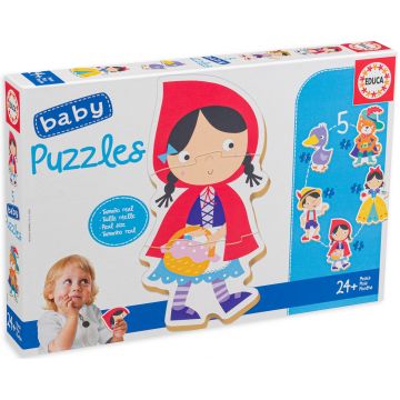 Puzzle pentru bebeluși Educa 5 în 1 - A fost odată