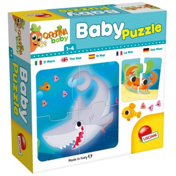 Puzzle pentru bebeluși Lisciani din 6 х 4 piese - Marea