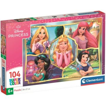 Puzzle pentru copii Clementoni din 104 piese - Prințesele Disney 2