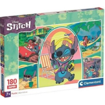 Puzzle pentru copii Clementoni din 180 piese - Stitch
