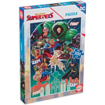 Puzzle pentru copii Educa din 300 de piese - DC Super Heroes