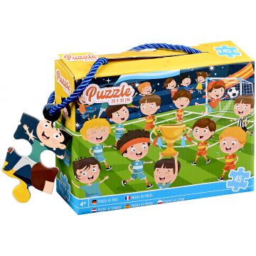 Puzzle pentru copii Grafix din 45 de piese - Fotbal