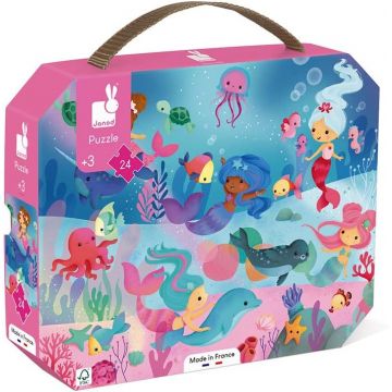 Puzzle pentru copii Janod din 24 piese - Sirene