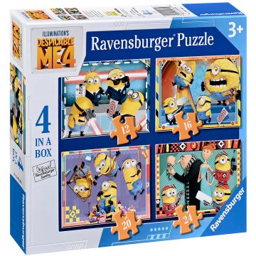Puzzle pentru copii Ravensburger 4 în 1 - Despicable Me 4