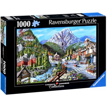 Puzzle Ravensburger din 1000 de piese - Bine ați venit în Banff