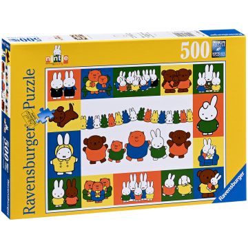 Puzzle Ravensburger din 500 de piese - Portretele lui Miffy
