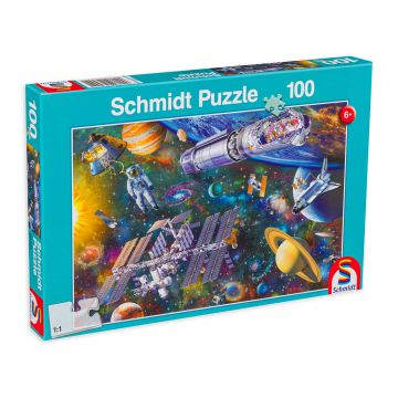 Puzzle Schmidt din 100 de piese - Distracție spațială