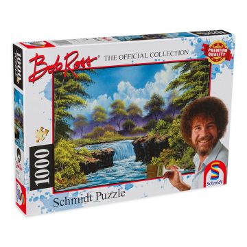 Puzzle Schmidt din 1000 de piese - Cascadă în câmpie