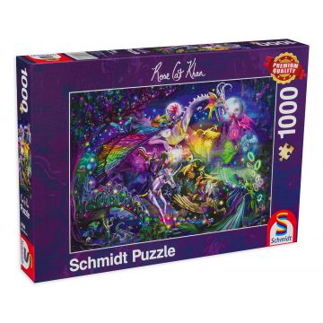 Puzzle Schmidt din 1000 de piese - Circ de vară nocturn