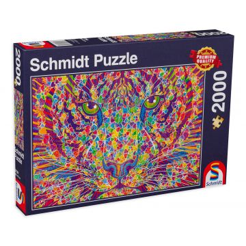 Puzzle Schmidt din 2000 de piese - Tigru - sălbatic prin natură