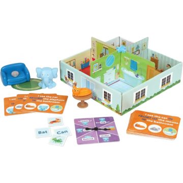 Set educațional Learning Resources - Elefant în cameră, cu cuvinte de poziție