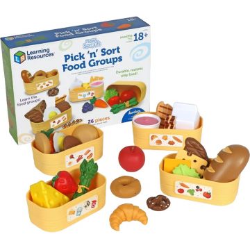 Set joc pentru sortare Learning Resources  - Grupe de alimente