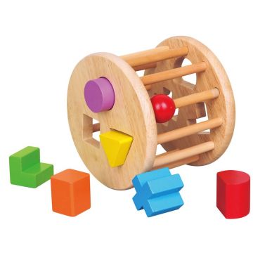 Sortator de lemn  Viga - Cilindru cu forme geometrice